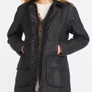 Barbour Beadnell Waxed Jacket Navy